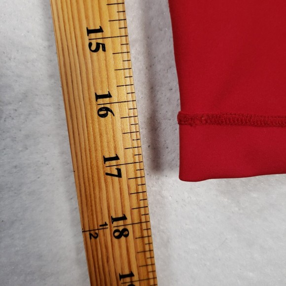 Ethika Women's Subzero Performance Leggings Size Small Red Calf Length Capri - Picture 6 of 8